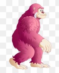 Pink King Kong Clipart - Khong png