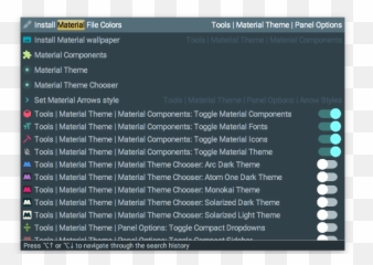 Material Theme Ui Documentation - Settings Dot png