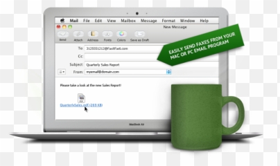 Send Fax Online With Faxitfast - Simple u0026 Convenient Mug png