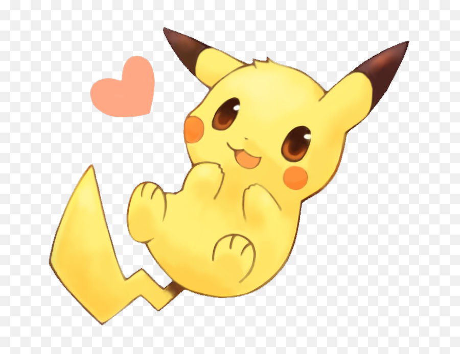 Picachu Cartoon Png Cute Anime Pokimon - Pikachu Cute Clipart,Cute Anime Png