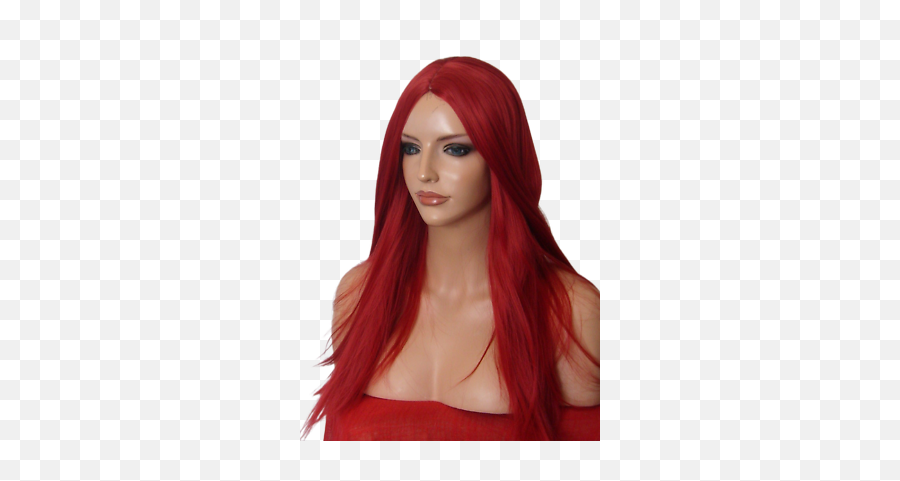 Red Halloween Costume Womens Long Poker Straight Devil Party Wig O - 15 Ebay For Adult Png,Icon Girl Half Wig