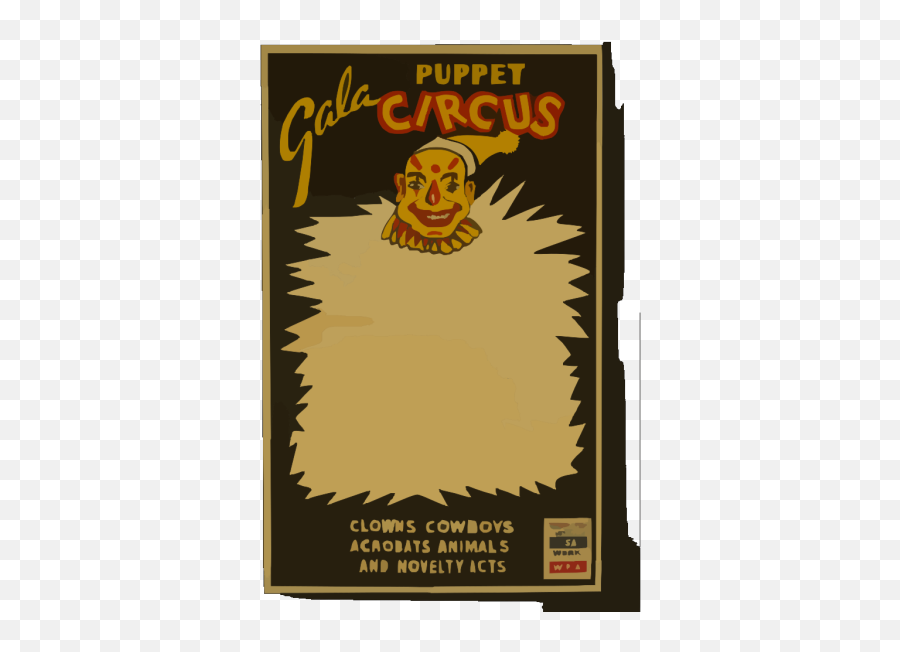 Gala Puppet Circus Clowns Cowboys Acrobats Animals And - Happy Png,Puppet Icon