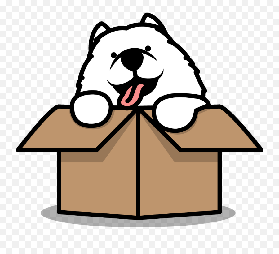 Samoyed Finance - Dog Samoyed Cartoon Png,Air Drop Icon