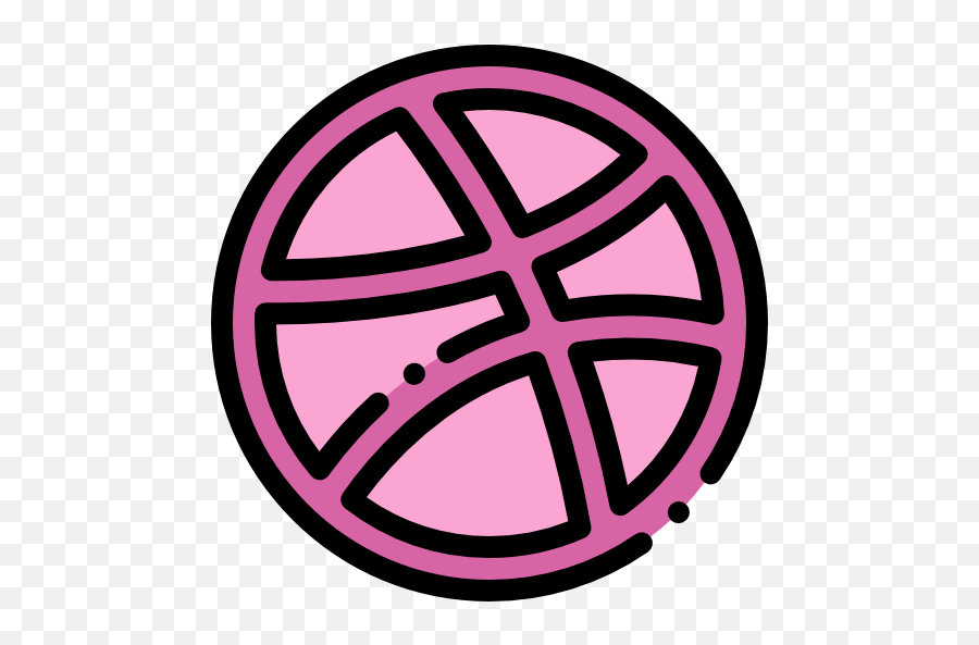 Pink Social Media Logo Images Free Vectors Stock Photos - Icono Sin Conexión A Internet Png,Dribbble Icon Png
