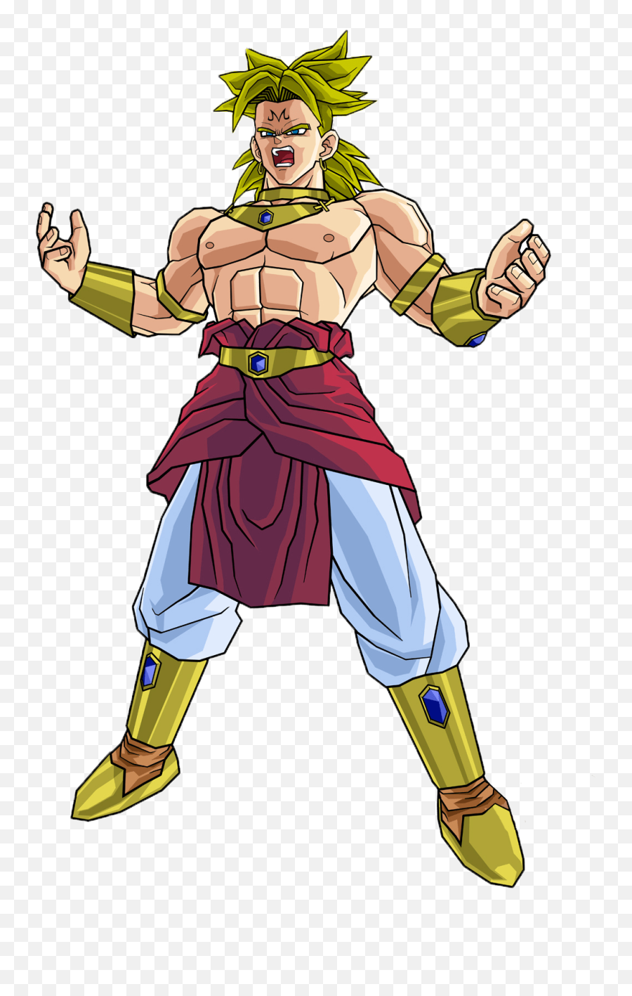 Download Dragon Ball Z Broly Png Image - Broly Fused With Gogeta,Dragon Ball Super Broly Png