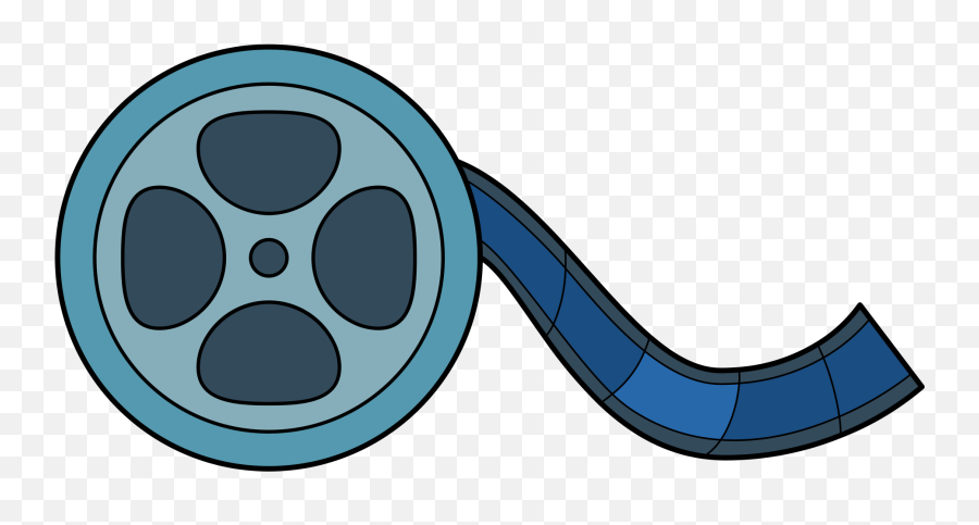 Movie Film Illustration In Png Svg - Dot,Film Reel Vector Icon