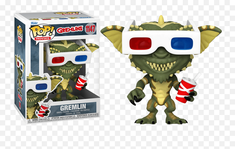 Funko Pop Gremlins Gremlin With 3d Glasses 1147 - Gremlin 3d Glasses Funko Pop Png,Gremlin Icon