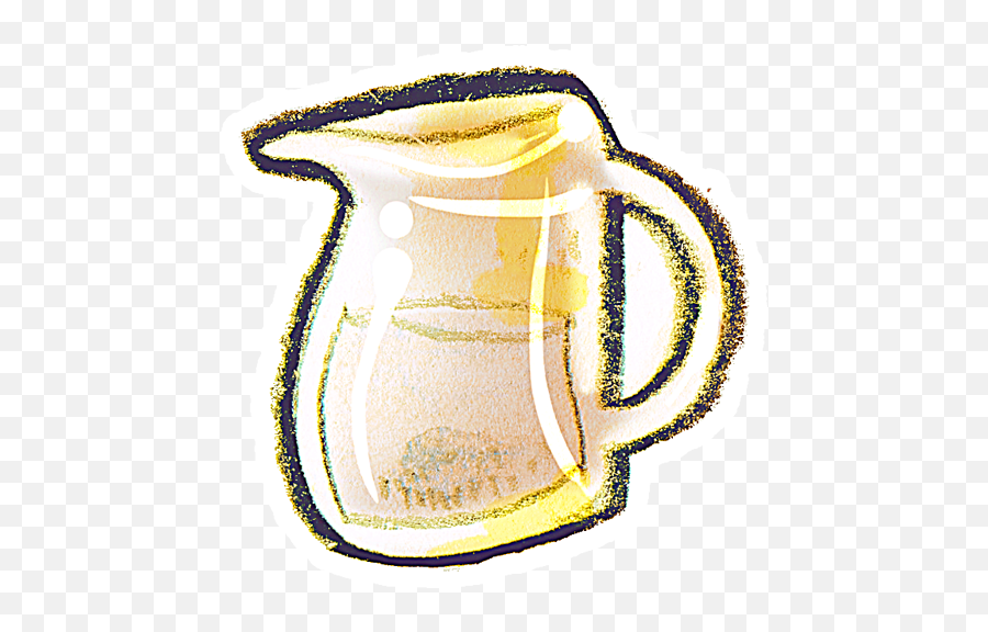 Crayon Water Pitcher Icon Png Clipart Image Iconbugcom - Jug,Pitcher Png