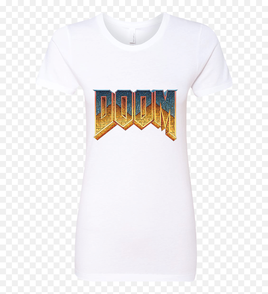Download Hd Doom Vintage Logo - Youtube Poop Transparent Png Active Shirt,Doom Logo Transparent