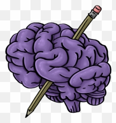 Home - Cartoon Brain Tattoo png
