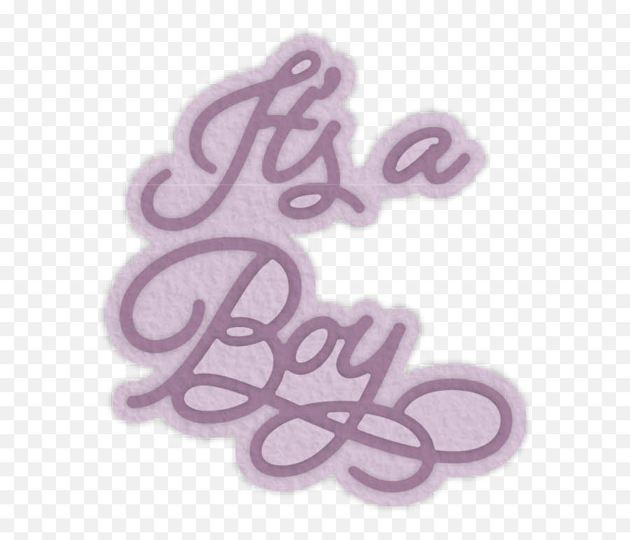 Gemini Mini Expressions Die - Itu0027s A Boy Calligraphy Png,Its A Boy Png