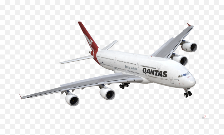 Qantas Plane Png Image - Plane Transparent Background,Airplane Png
