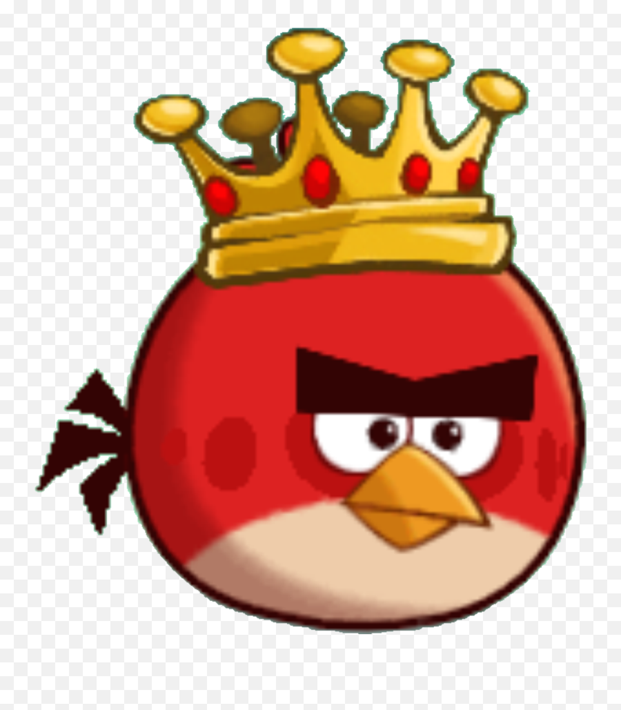 Angry Birds - Angry Birds King Red Png,Red Bird Png