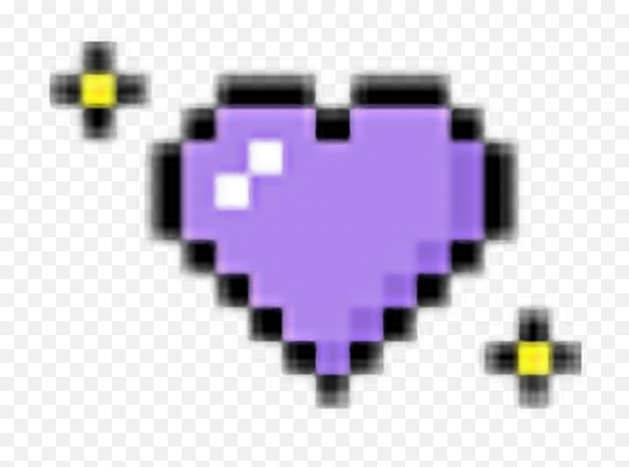 Transparent Pixel Tumblr - Pink Pixel Heart Png Clipart Transparent Pink Pixel Heart Png,Purple Lightning Png