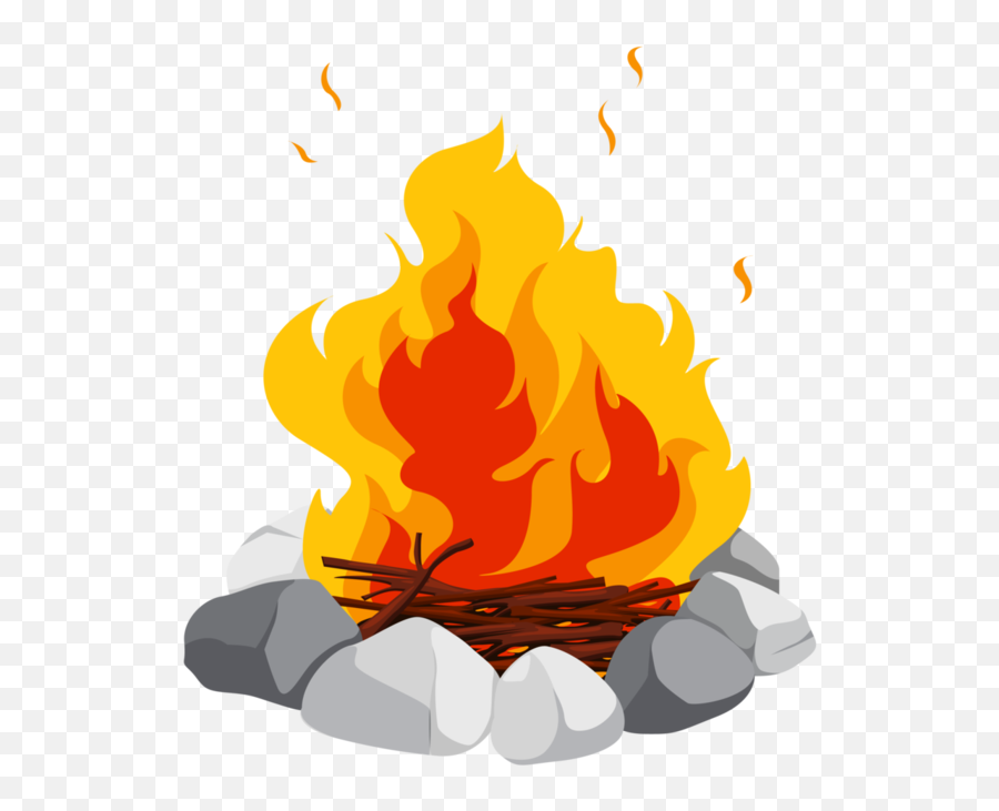 Campfire Bonfire Clip Art - Bonfire Png,Campfire Transparent Background
