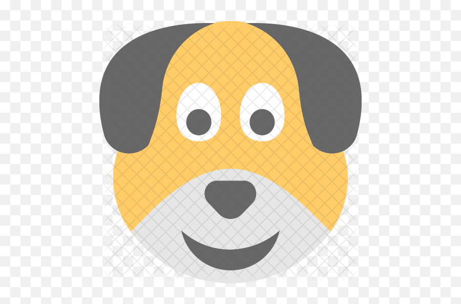 Dog Emoji Icon Of Flat Style - Basset Hound Png,Dog Emoji Png