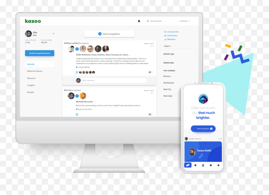 Employee Experience Platform Login Kazoo - Kazoo Rewards And Recognition Png,Kazoo Png