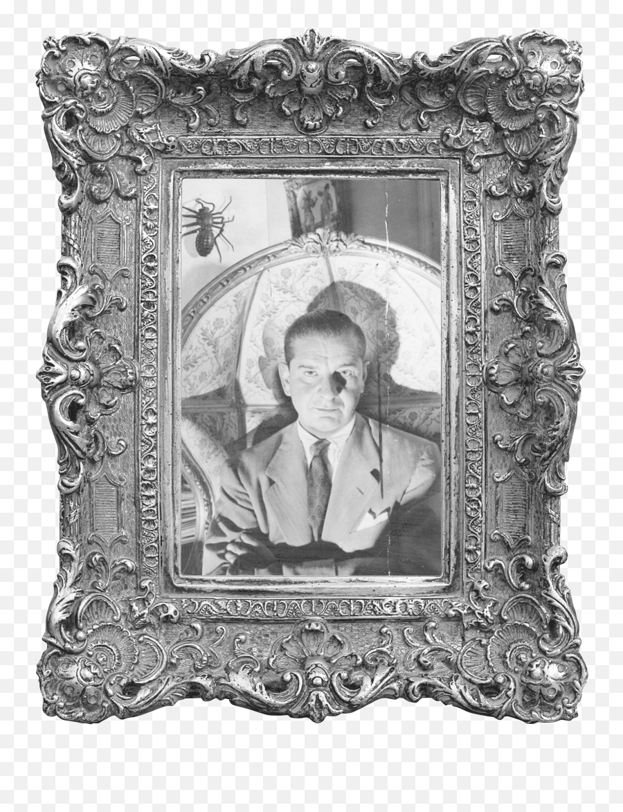 Chas Addams - Mastermind Of Goth Humor U2014 Films We Like Antique Old Gold Picture Frame Png,Goth Png