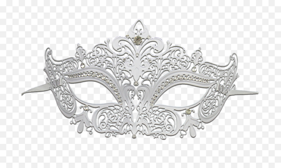 White Masquerade Mask Png - White Masquerade Mask Transparent Background,Masquerade Mask Png