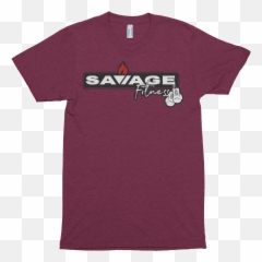 American Apparel Unisex Tri - Active Shirt Png,Savage Png