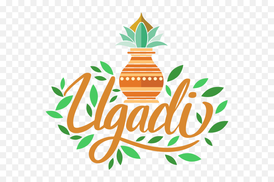 Ugadi Leaf Logo Plant For Happy - Ugadi Png,Leaf Logo