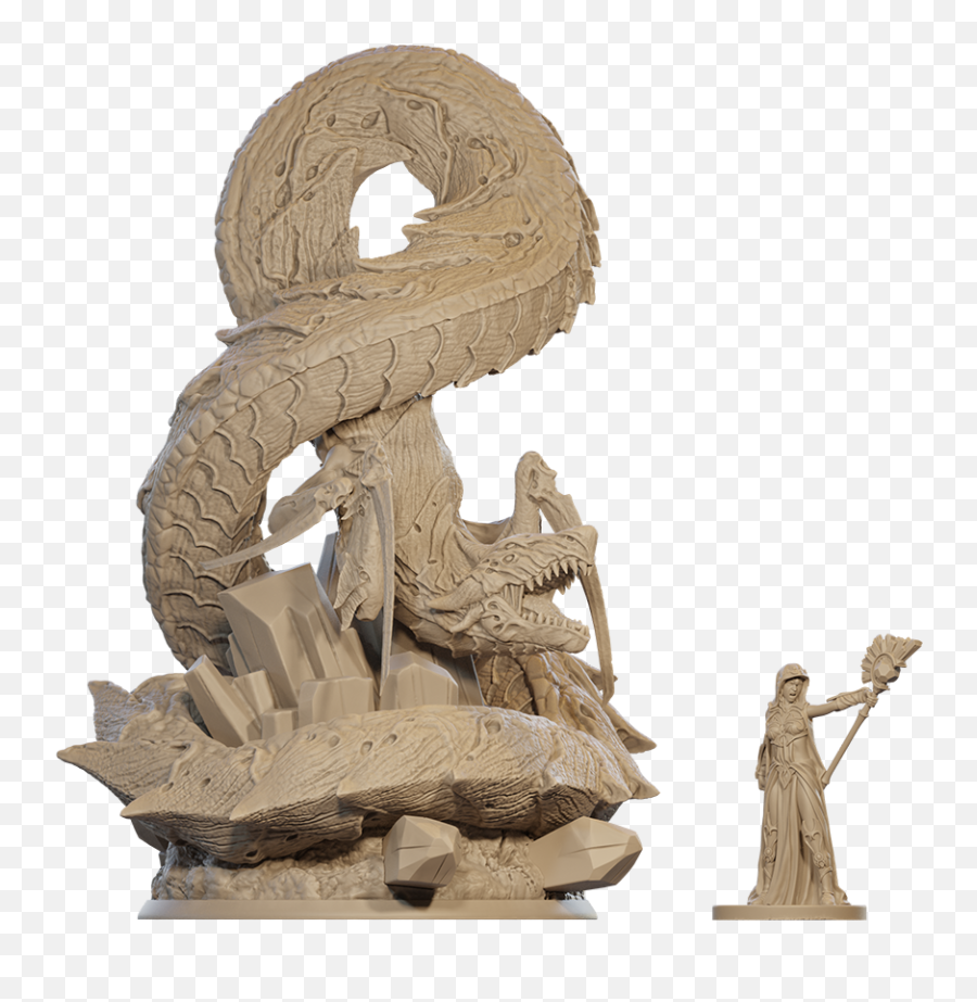 Volfyirion Miniature - Discover The Design U2014 Tabula Games Carving Png,Menacing Png