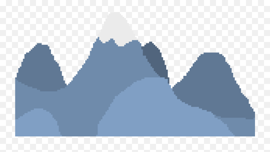 Mountains Pixel Art Maker - Bird Png,Mountains Transparent