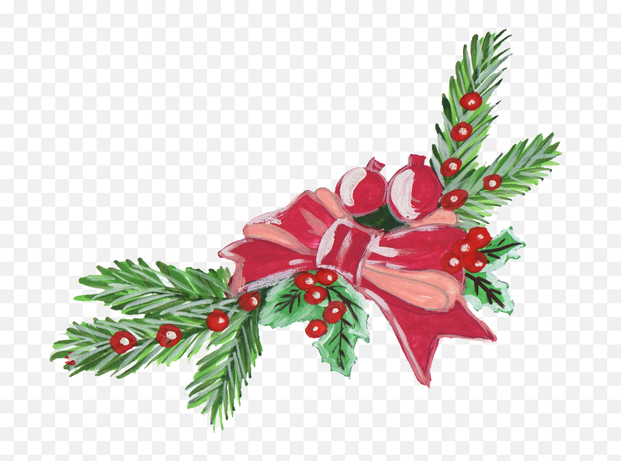 Christmas Decoration Png Picture Arts - Transparent Christmas Watercolor Png,Christmas Decoration Png