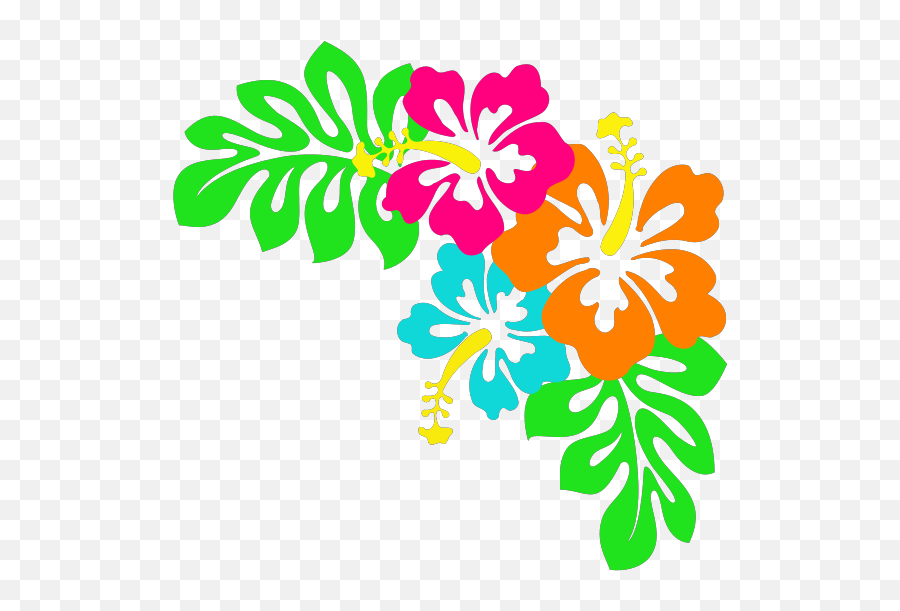 Hibiscus Png Svg Clip Art For Web - Download Clip Art Png Hawaiian Flowers Clip Art,Hibiscus Png