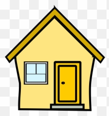 Gelbes Haus Yellow House - Png Transparent Clipart