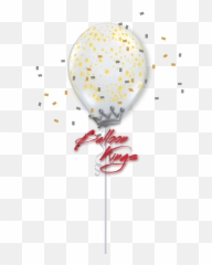 11in Clear Gold Stars - Illustration png