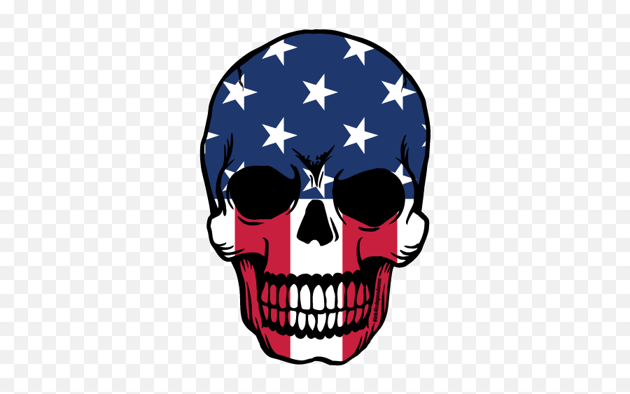 Download Patriotism Skull Decal Salty Banner Bone Clipart - Junior Ryder Cup Usa 2018 Png,Salty Png