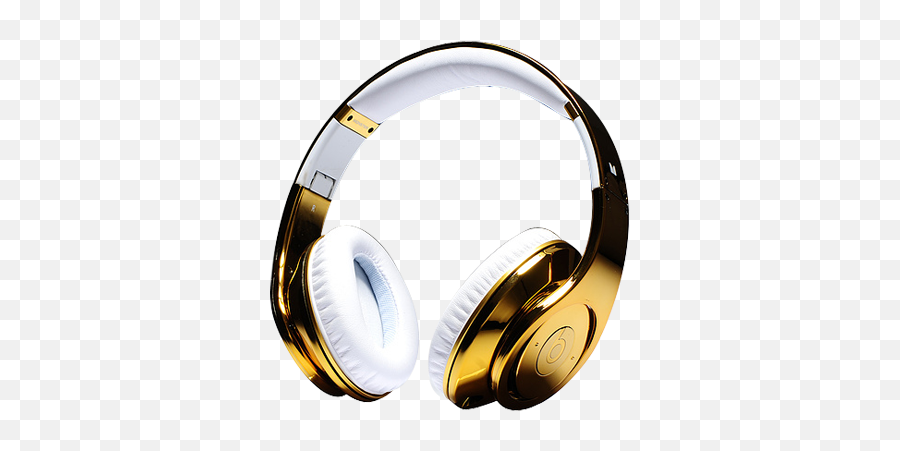 Download Hd Beats By Dre Studio Electroplating Gold Cloer - Gold Limited Edition Gloss Gold Beats Png,Beats By Dre Png