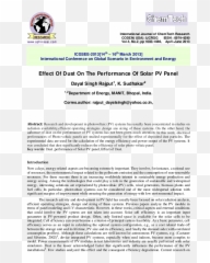 Pdf Effect Of Dust - Document png