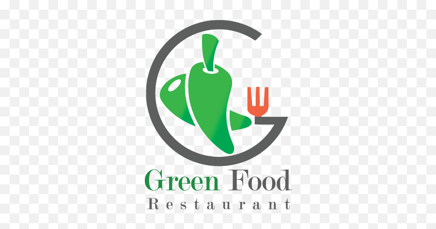 Green Restaurant Logo - Graphic Design Png,Restaurant Logo