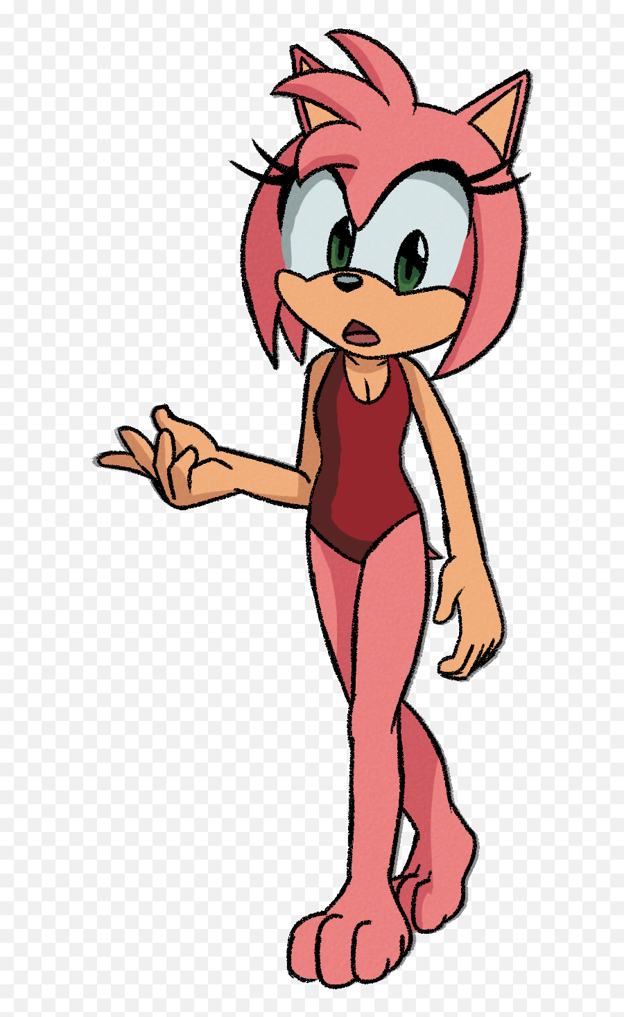 The Sonic Boom Version Of Amy Rose - Amy Rose Cute Sonic Png,Amy Rose Png
