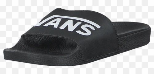 Slide - On Vans Black Solid png