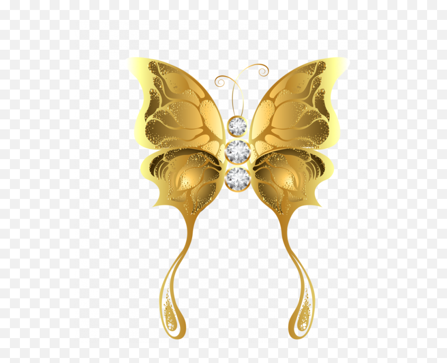 Gold Butterfly Png Transparent Images - Goud Zwart Vlinders Achtergronden,Gold Butterfly Png