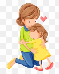 Madre Dibujo Png 2 Image - Mom And Child Clipart,Madre Png