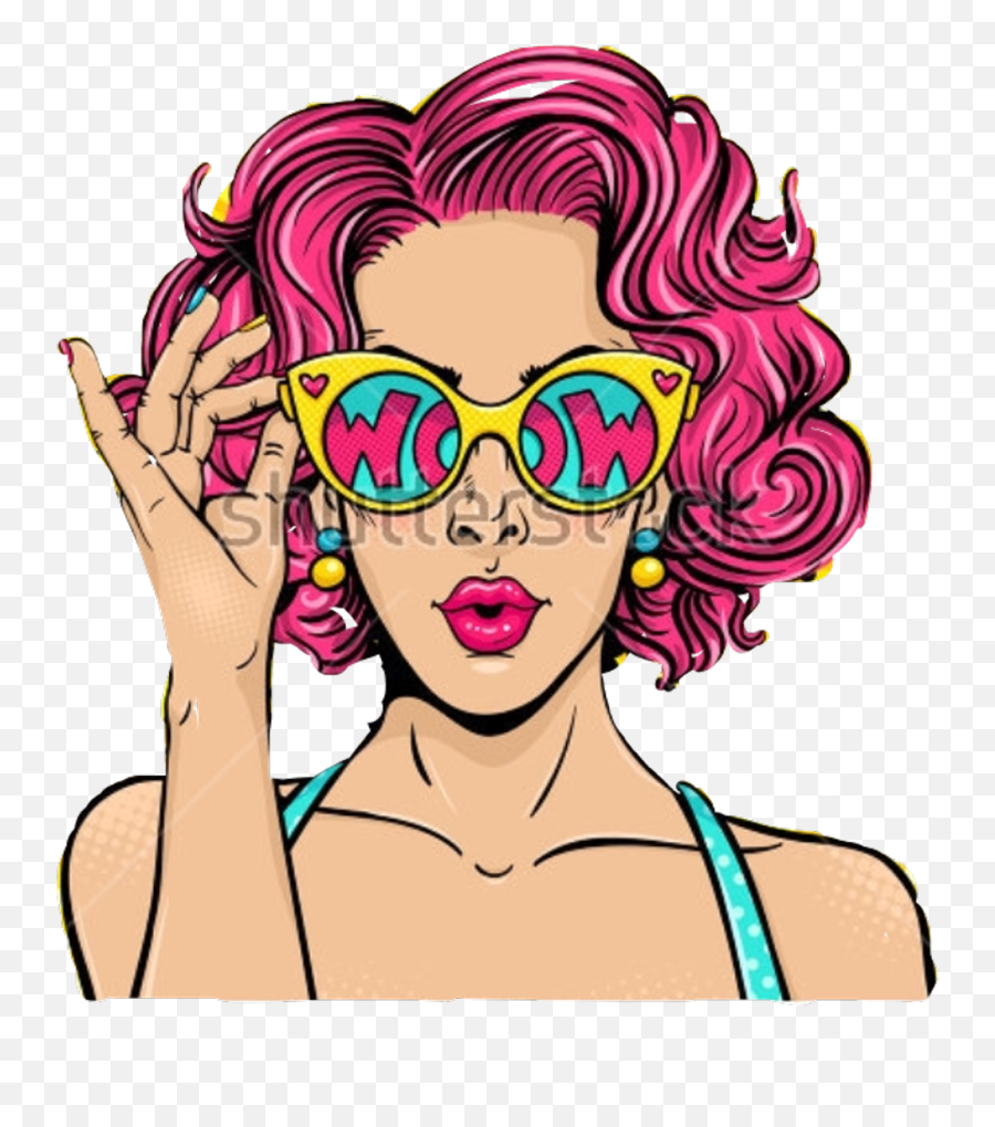 Pop Art Woman Clipart - Pop Art Clipart Girl Png,Pop Art Png