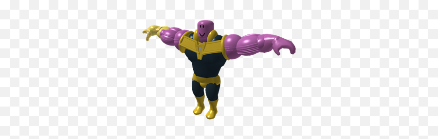 T - Thanos T Pose Transparent Png,Thanos Fortnite Png