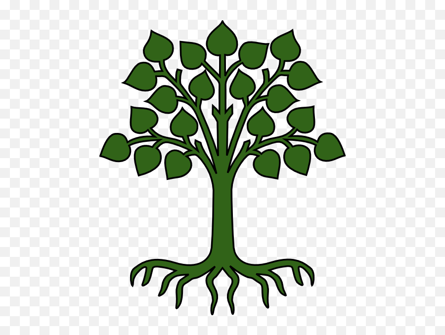 Green Tree With Roots Png Clip Arts For - Coat Of Arms Symbols Png,Tree With Roots Png