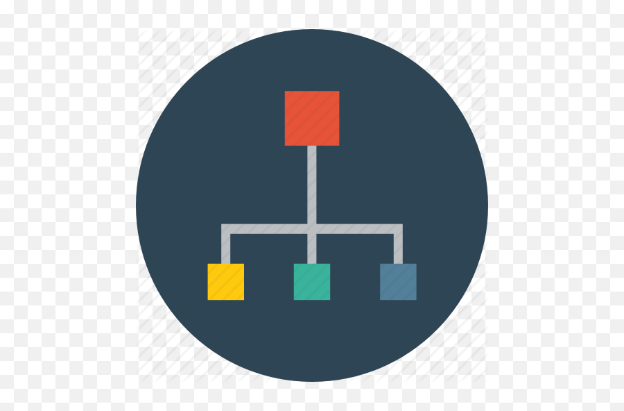 Chain Connection Contacts Hierarchy 2880124 - Png Vertical,Network Icon Png