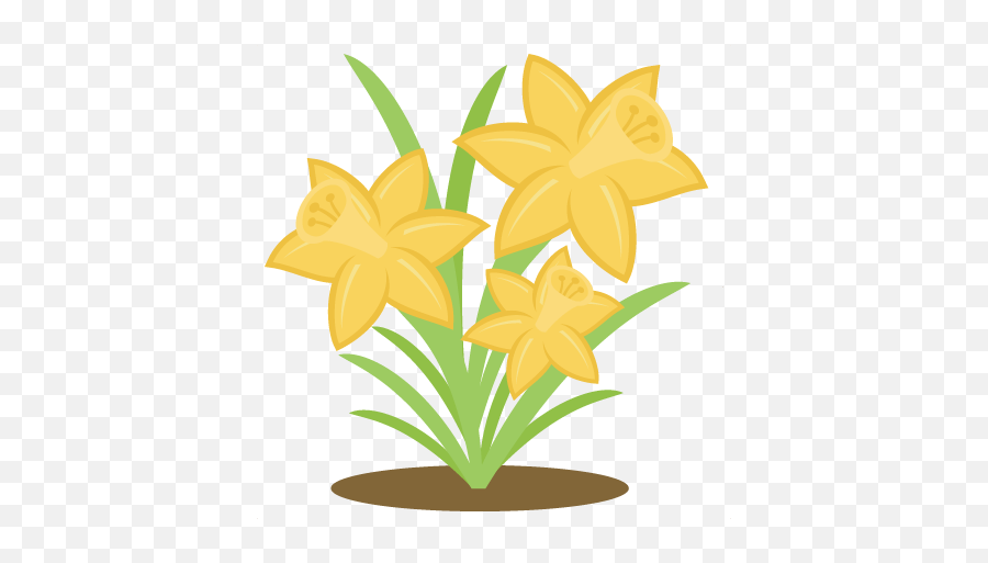 Daffodils Svg Cutting File Spring Cut Files - Daffodils Svg Png,Daffodil Png