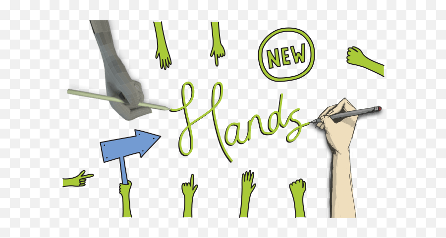 Be First To Draw With Cartoon Hands - Garden Tool Png,Cartoon Hand Png