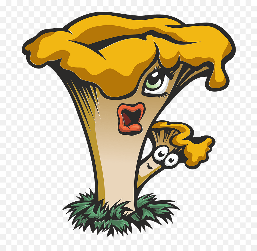 Mushrooms With Faces Clipart Free Download Transparent Png