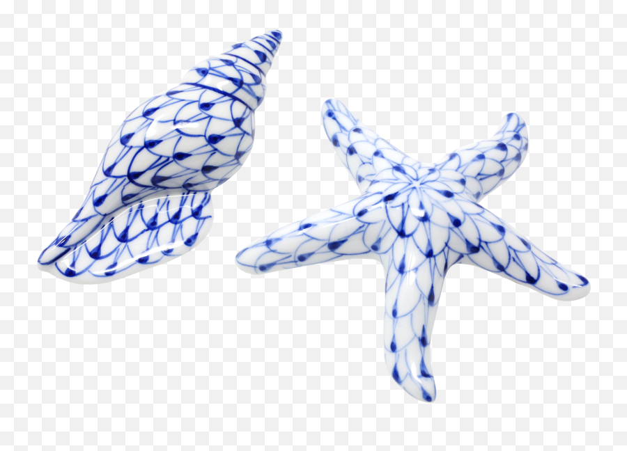 Vintage Blue And White Porcelain - Paperweight Png,Blue Starfish Logo