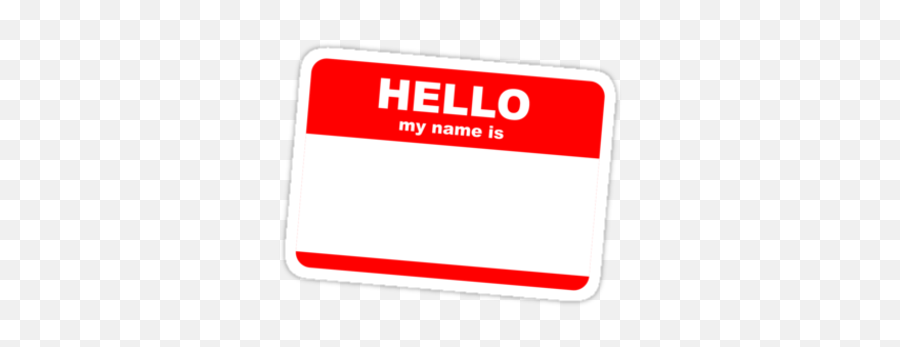 Tumblr Stickers - Hello My Name Is Dog Id Tag Png,Hello My Name Is Transparent