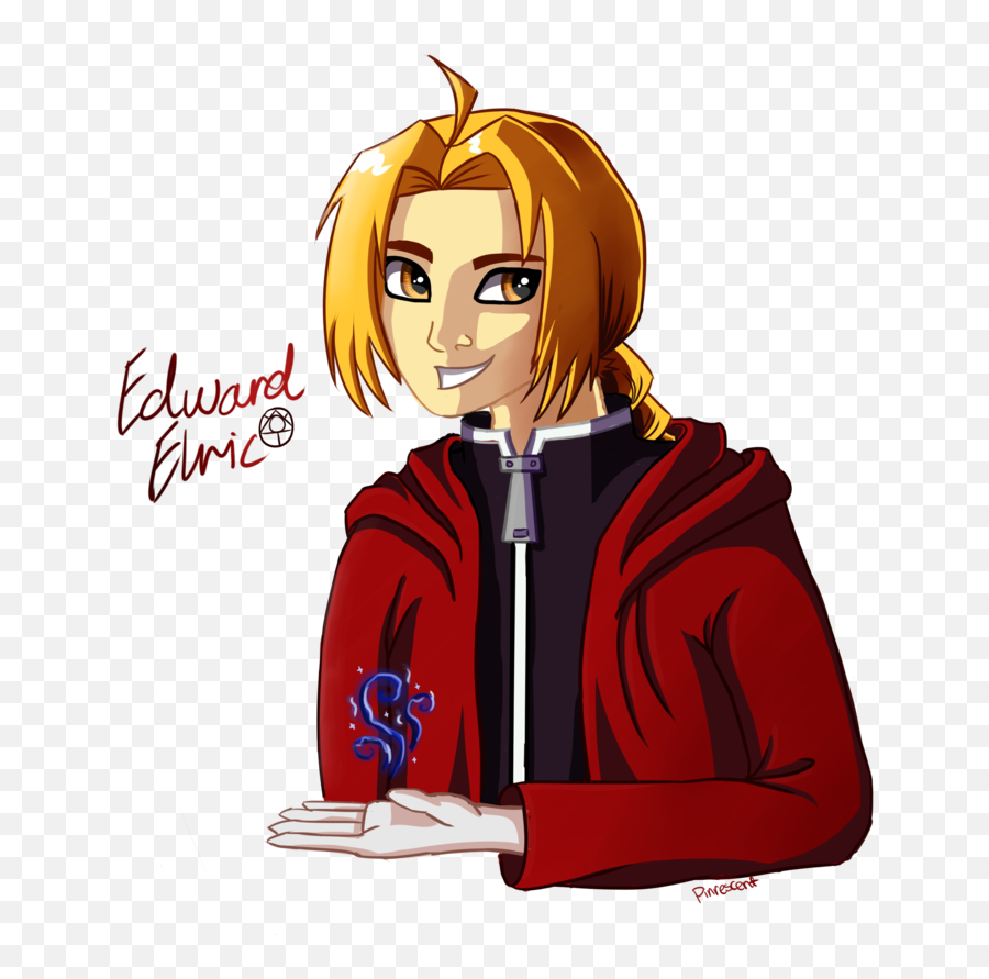 Boy Edward Elric Drawing Free Image - Alphonse Elric Png,Edward Elric Transparent