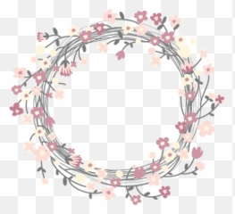 Download Hairstyle Fashion Border Blog Flower Model Clothing - Free Frame png